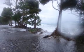 Tuvalu hit by strong winds