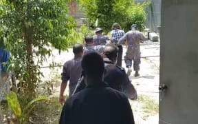 Kurdish journalist and refugee Behrouz Boochani is arrested by police, 23-11-17