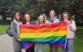 Supporters of the petitions to ban gay conversion therapy