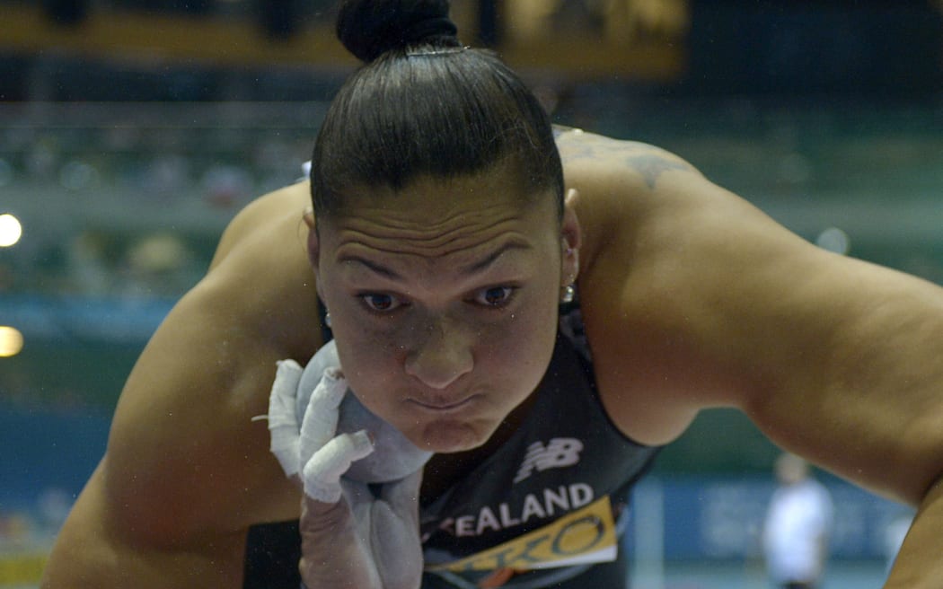 Val Adams competing in Poland earlier this year.