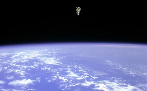 astronaut in space