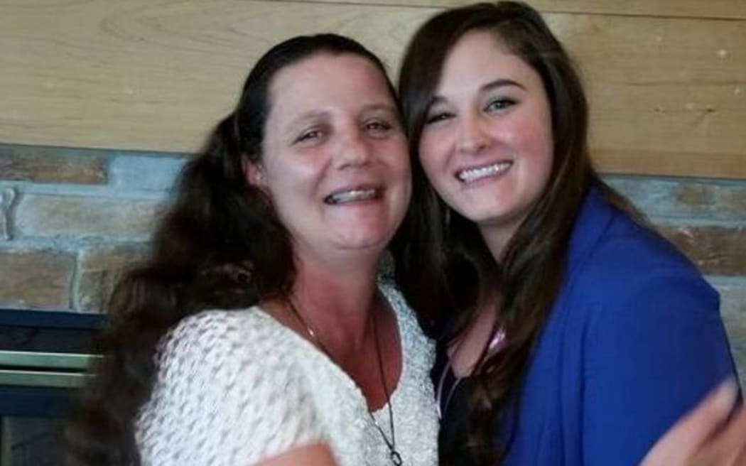 Rita Maze (left), spoke with her daughter Rochelle after she had been kidnapped.