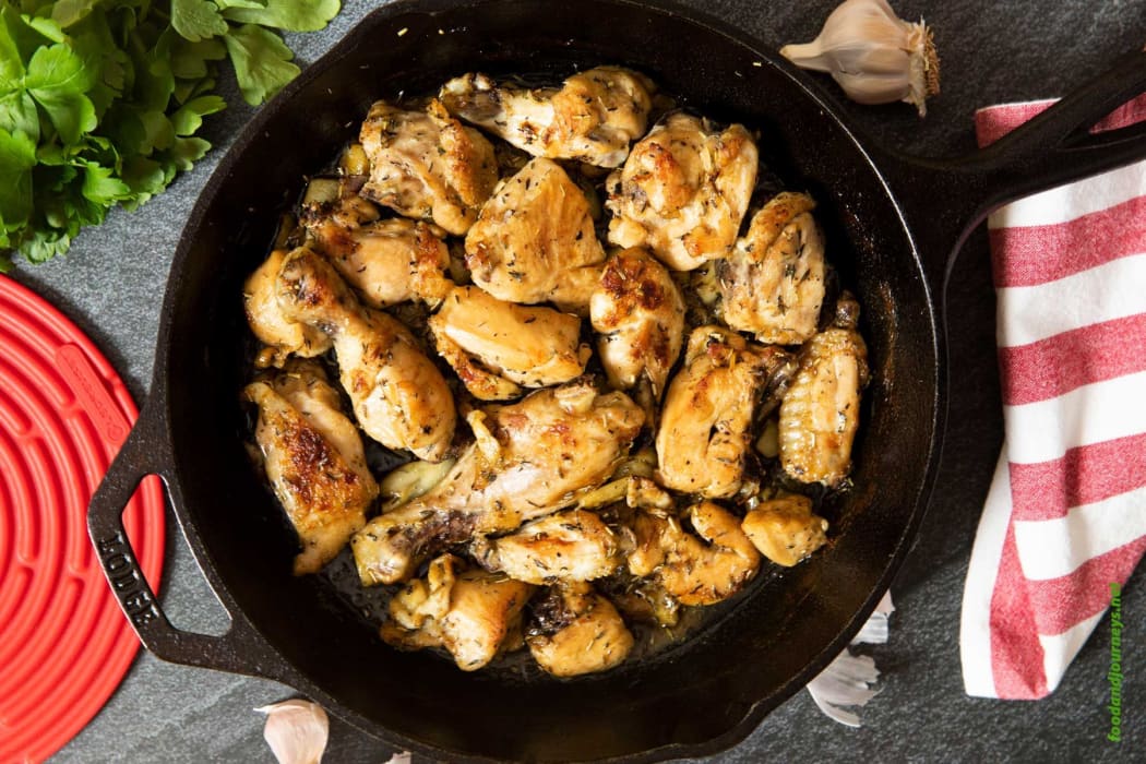 Chicken in Garlic Sauce