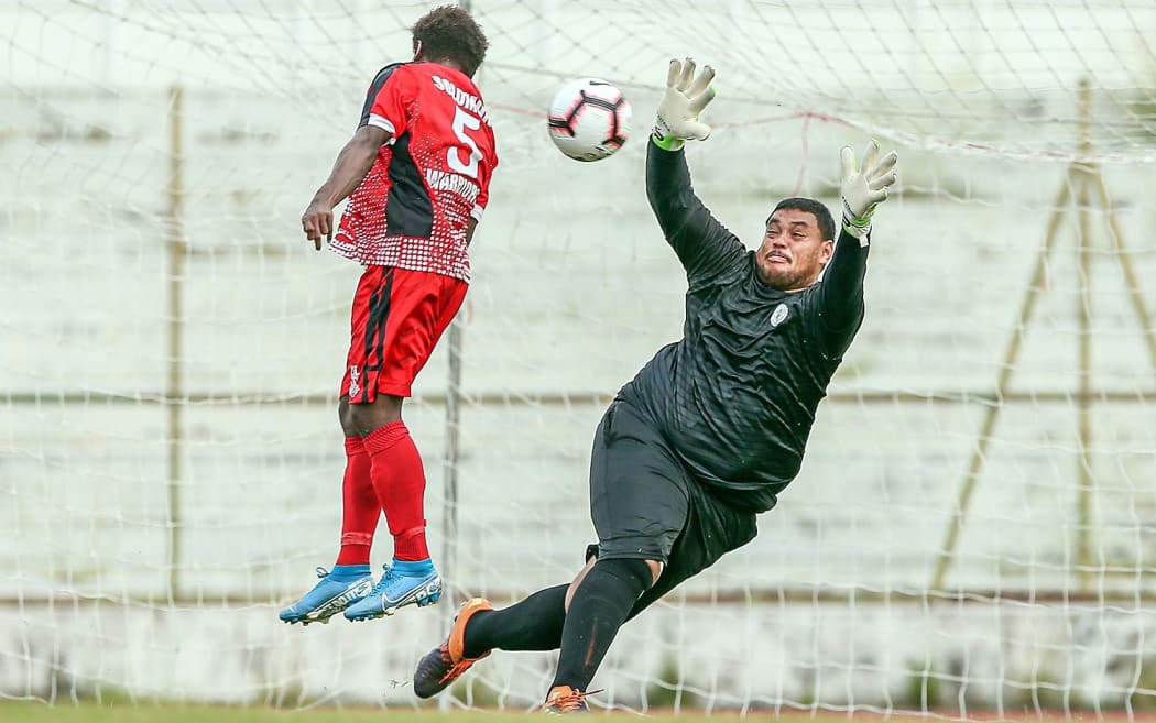 Solomon Warriors striker Dennis Ifunaoa scored the only goal against AS Tiare Tahiti.