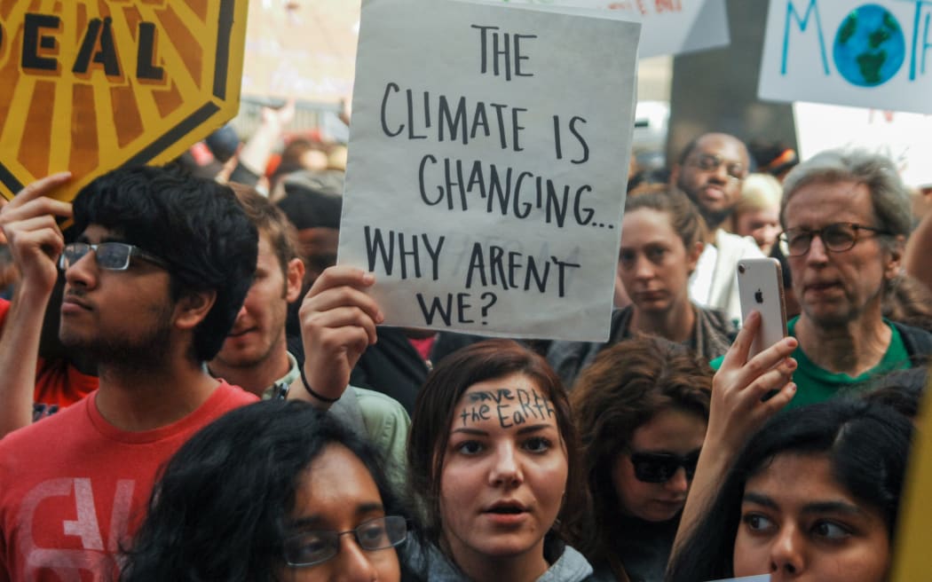 Thousands of students from across Philadelphia's school districts protest climate inaction and demand real systemic change to deal with climate change and its effects in Philadelphia