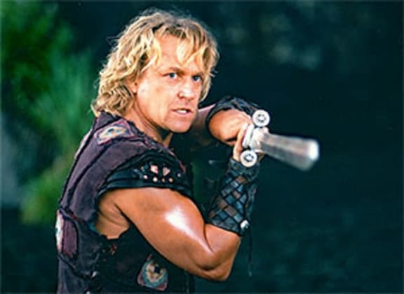 Actor Michael Hurst as Iolaus in Hercules: The Legendary Journeys.