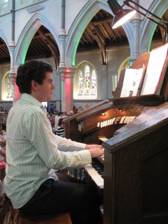 Jeremy Woodside in Christchurch Cathedral