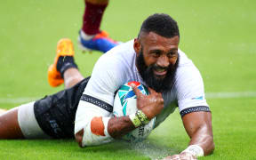 Waisea Nayacalevu scored Fiji's opening try against Georgia.