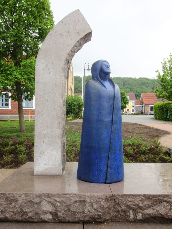 Birgit Nilsson statue in Båstad, Sweden