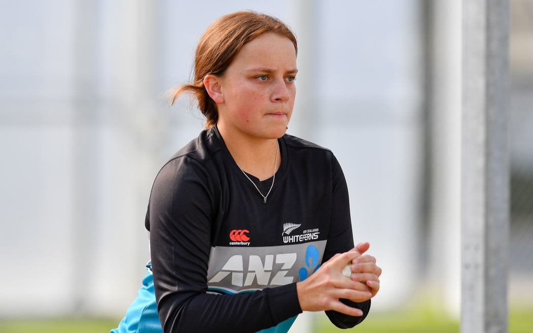 Eden Carson during a White Ferns training