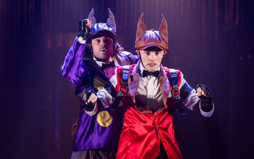 Kramer suggests writers are looking to icons for inspiration for musicals like the ones about Shane Warne, Raygun and Gough Whitlam. Pictured: Lincoln Elliott as Nightmarch and Joel Granger as Phar Lap. (Supplied: Hayes/John McCrae)