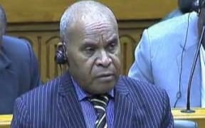 PNG Works Minister, Francis Awesa.