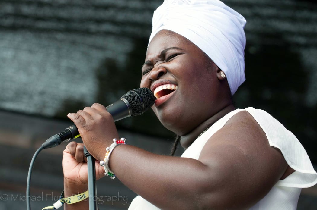 Daymé Arocena performing at Womad NZ 2018