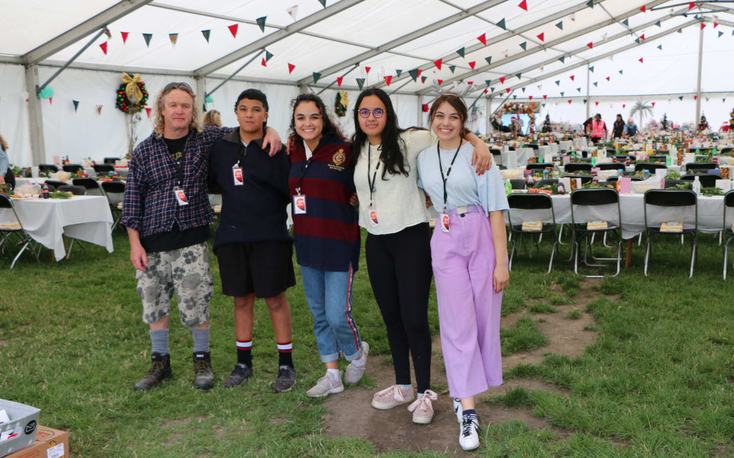 Volunteers at the Christchurch City Mission Lunch