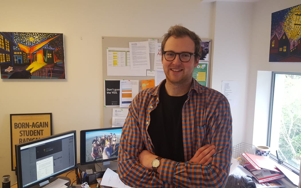 Victoria University of Wellington Students Association president Marlon Drake.