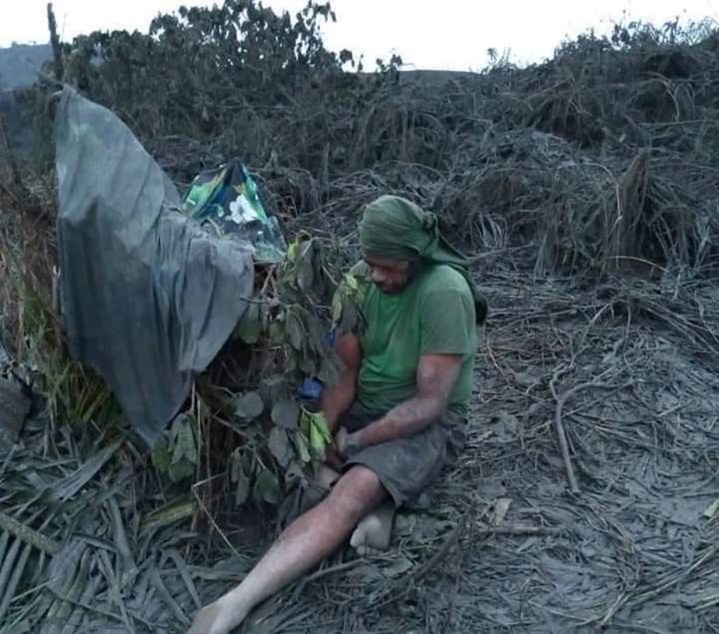 The aftermath: Timote Ake, lost his house and all his belongings on Mango Island, Ha'apai.