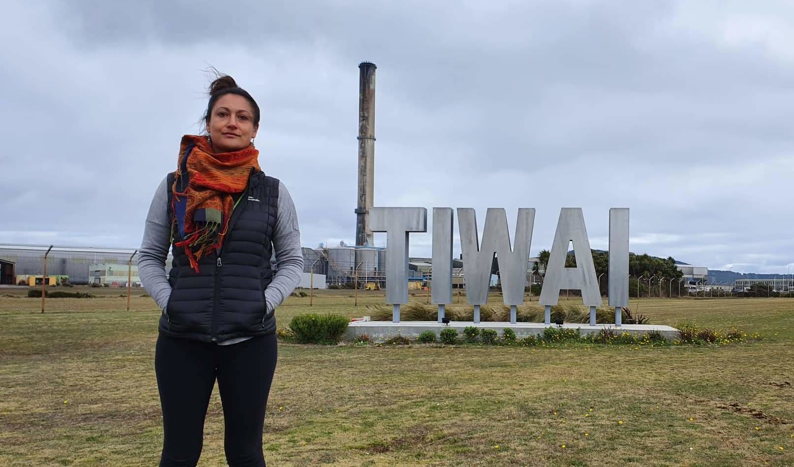 Ariana Sutton at Tiwai Pt aluminium smelter.