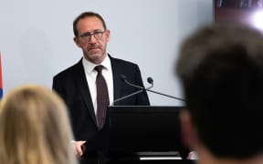 Andrew Little speaks to media about Covid preparedness