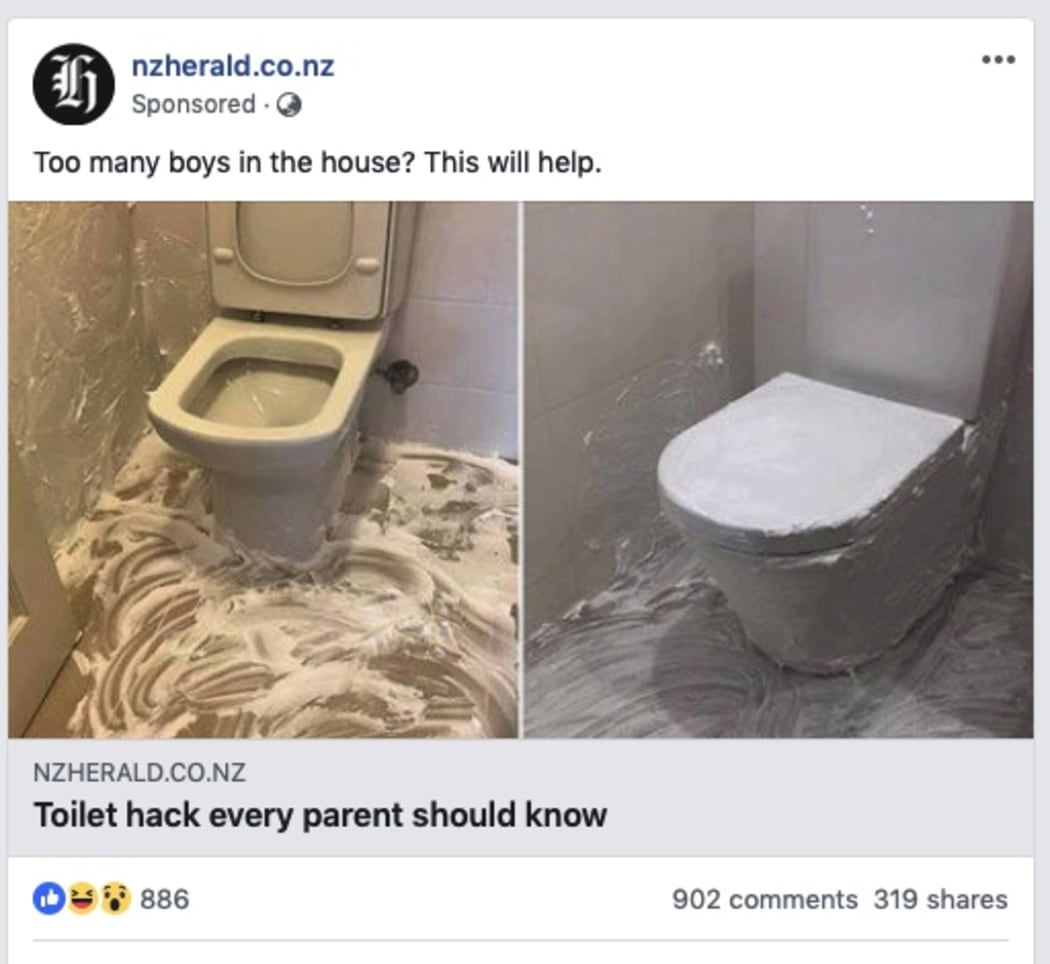 The NZ Herald paid Facebook to promote this story on the same day it announced it would charge readers for premium content.