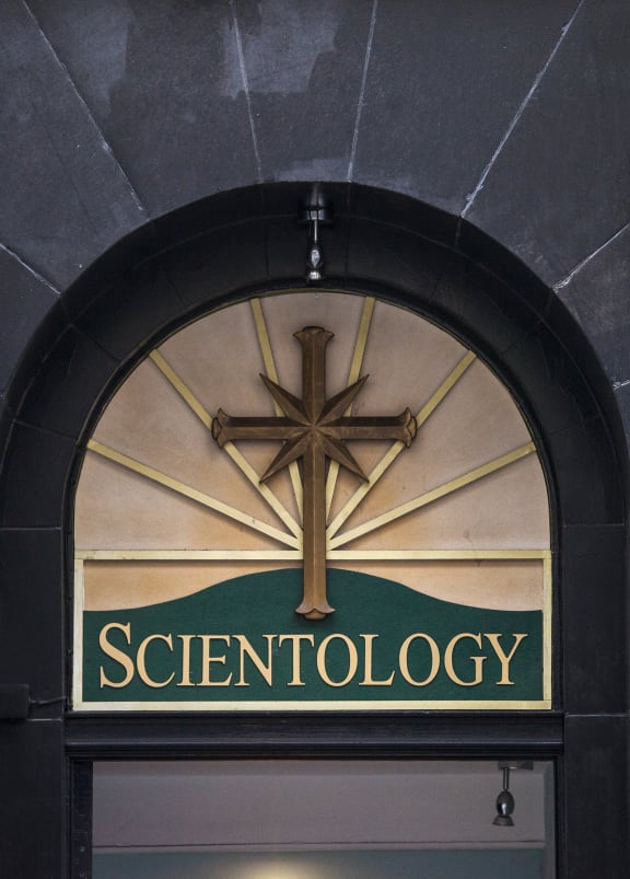 The entrance to a Scientology Centre.