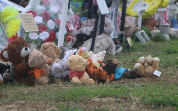 The damage had been cleaned up when RNZ visited the cemetery.