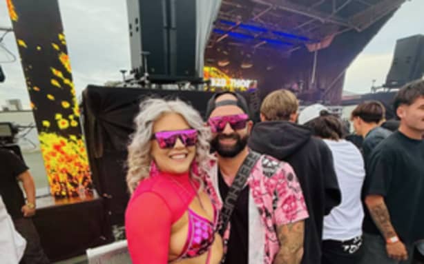 Tash Taane met her fiance at a Hide club night