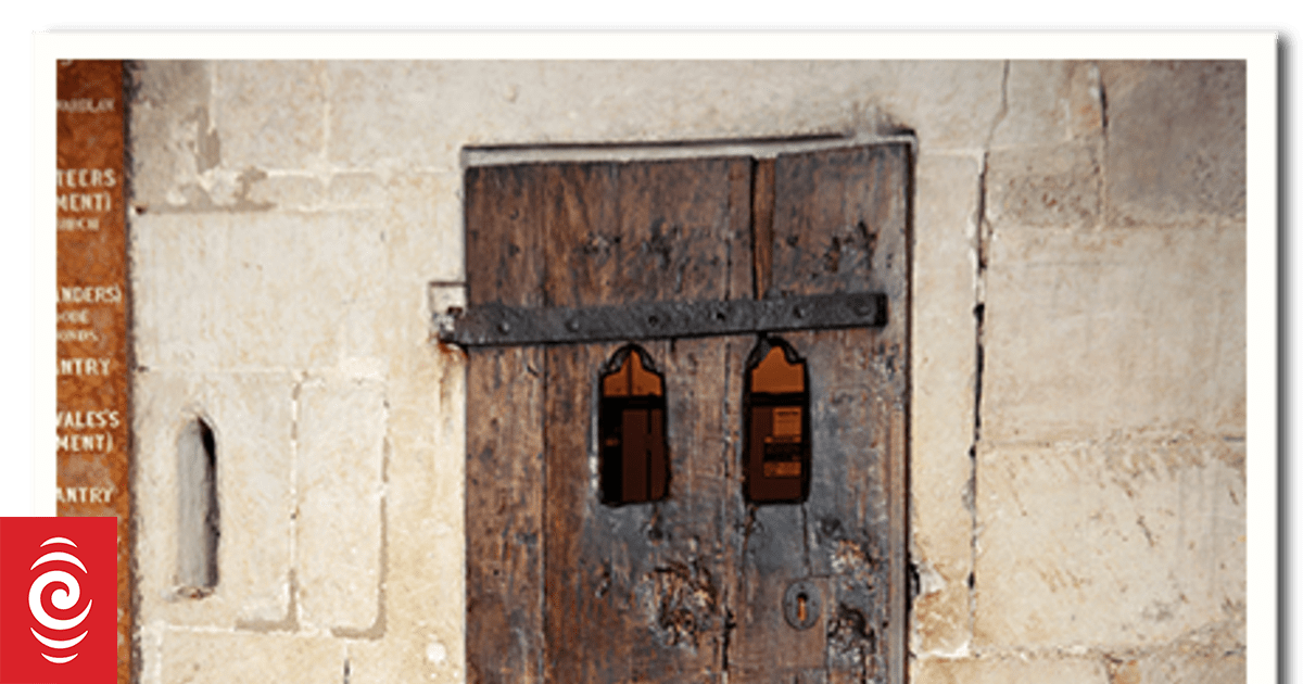 Exeter Cathedral's 400yearold cat flap RNZ