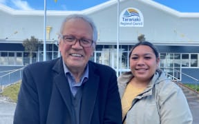 John Hooker (with Lorenza Peita) said without trust Ngāruahine would not want to invest with Taranaki Regional Council.