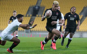 North's Rieko Ioane. Steinlager North v South rugby union match played at Sky Stadium, Wellington, New Zealand.