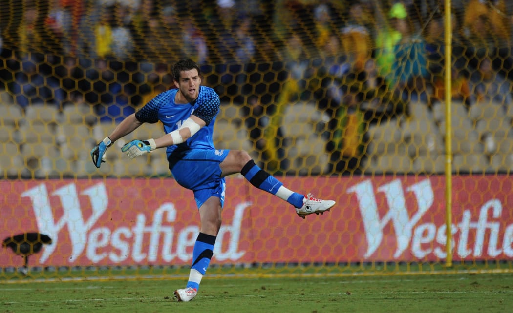 All Whites goal keeper Jake Gleeson.