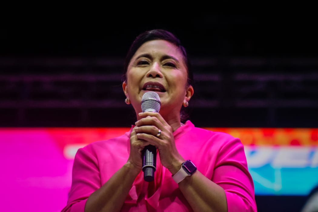 Presidential candidate  Leni Robredo
