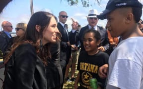 Prime Minister Jacinda Ardern at Rātana Pā.