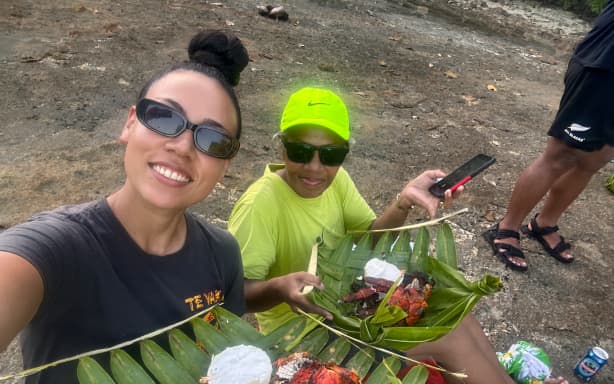 Olivia Foa’i in Tokelau.
