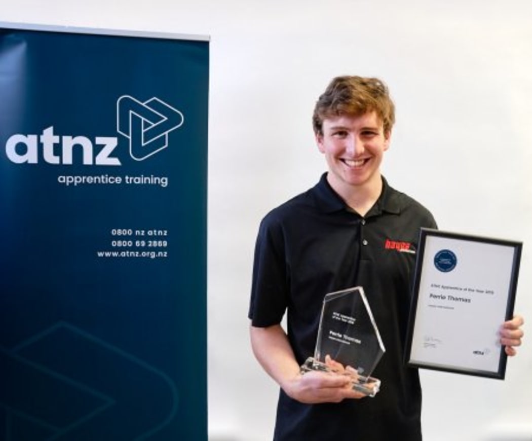 Perrie Thomas, ATNZ Apprentice of the Year 2019