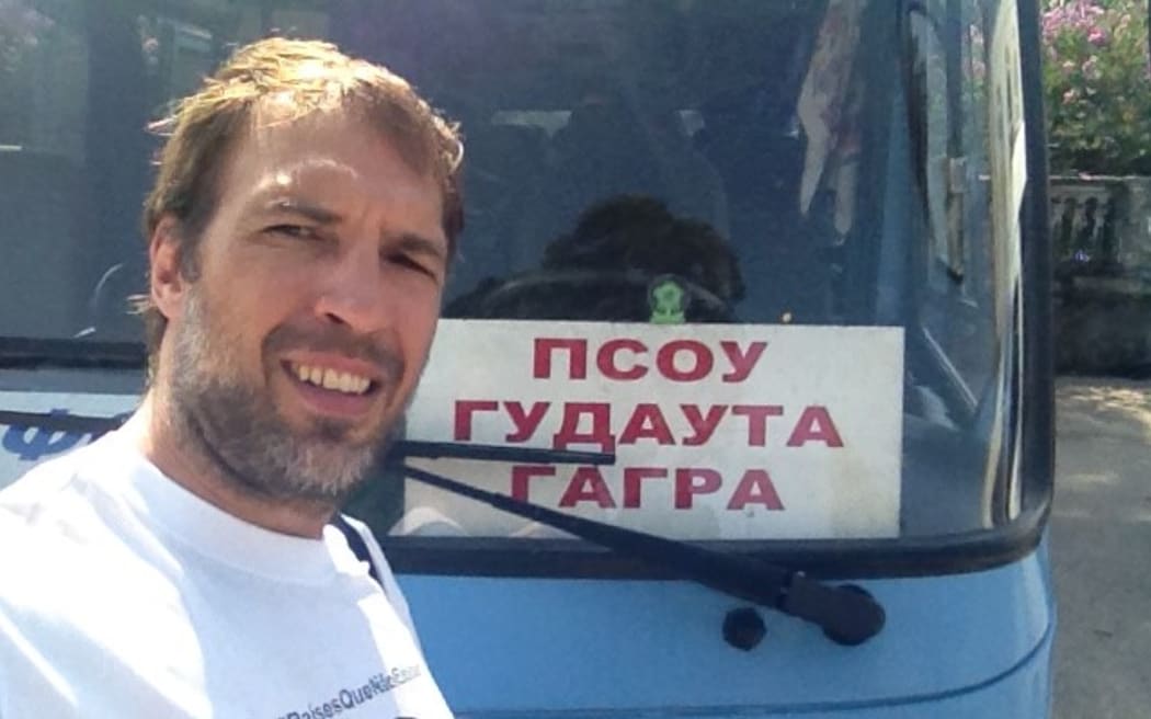 Guilherme Canever in Abkhazia