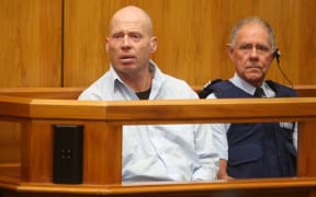 Russell John Tully at his sentencing in the High Court in Christchurch on 27 May 2016