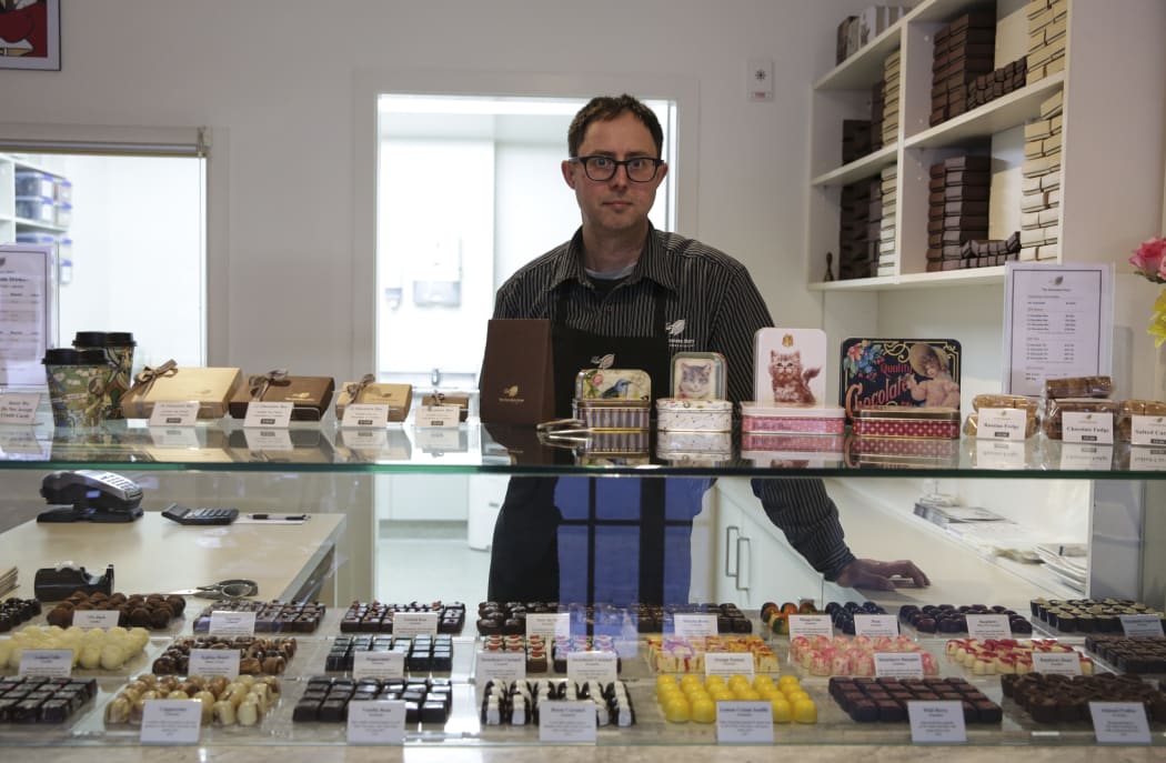 The Chocolate Story's director Brett Nicholls is asking the Hutt City Council for compensation.