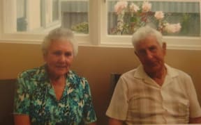 Carmen Walker and her husband, Bob. Carmen died after a cancer procedure at Waikato Hospital in 2010.