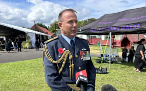 Defence Air Marshal Tony Davies spoke to RNZ at the service of Sir Robert Gillies.
