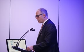 Phil Twyford speaking at the Aviation Industry Association Conference.