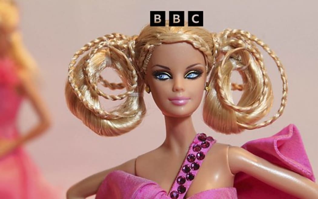 A Barbie doll from 2009.