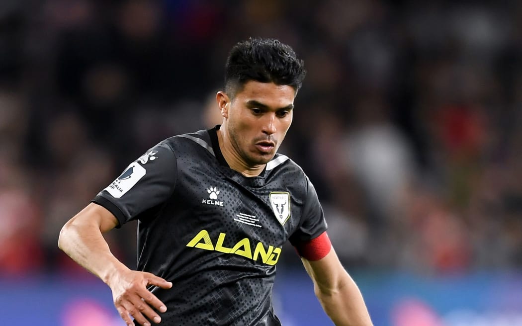 Ulises Dávila playing for Macarthur FC in 2022.