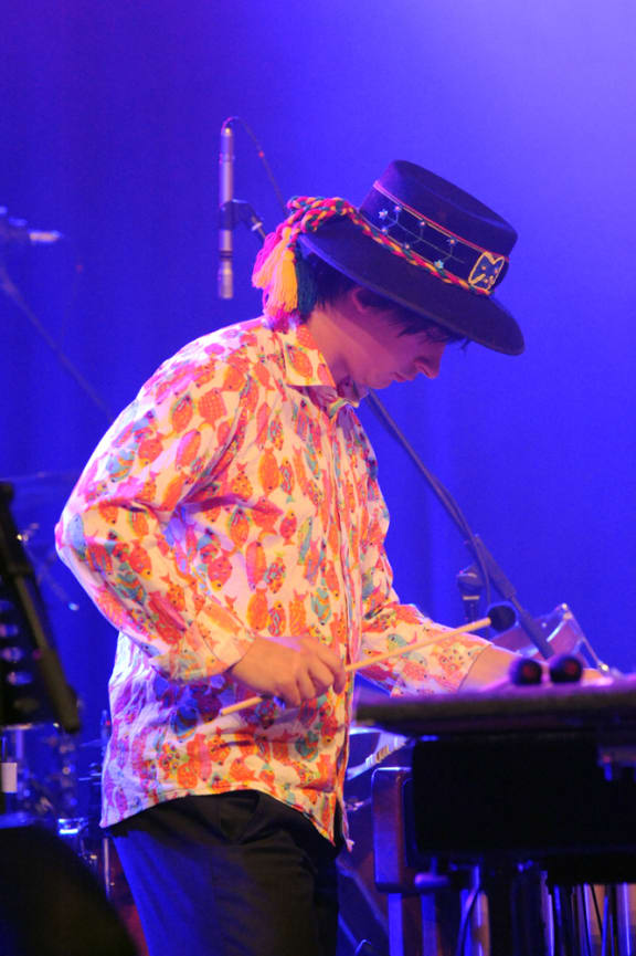 Kwadrofonik’s percussionist Miłosz Pękala