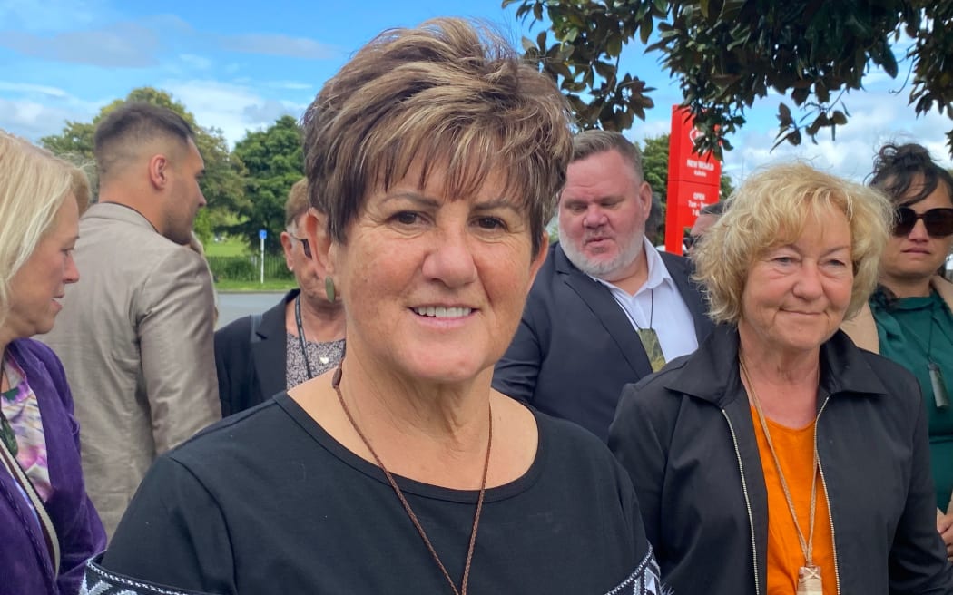 FNDC Deputy Mayor Chicky Rudkin (foreground).