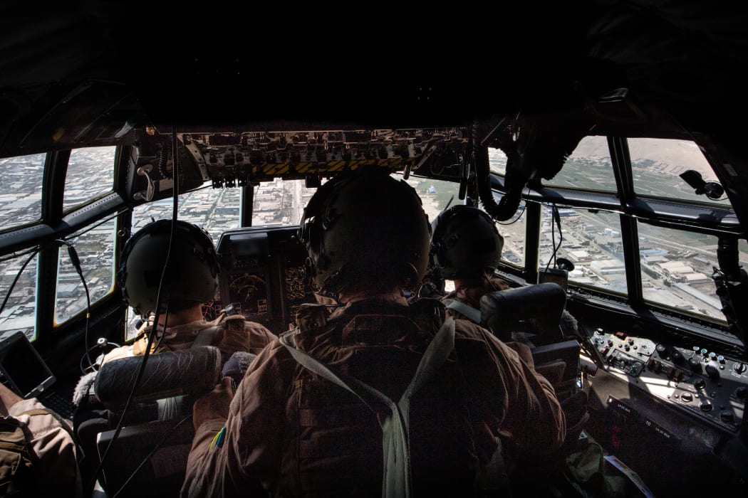 An RNZAF C130 landed in Kabul and safely evacuated a number of New Zealanders and Australians.