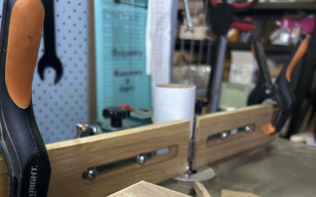 Picture shows a piece of wood.