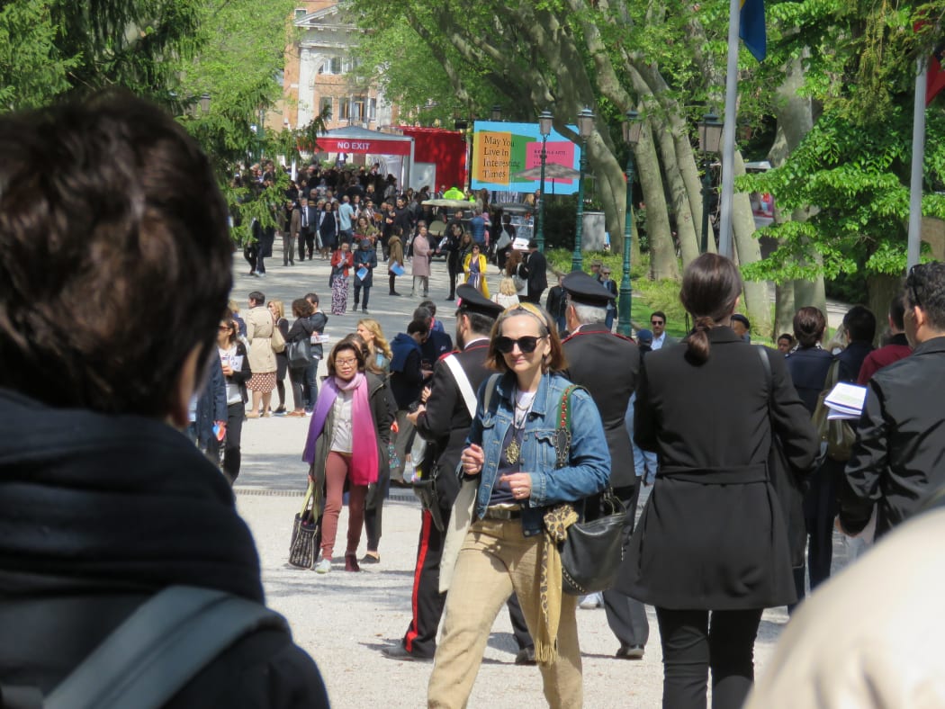 Queuing at the Vernissage, Giardini, Venice