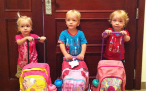 The Weekes triplets.