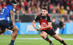 Will Jordan.
Crusaders v Blues. Super Rugby Pacific. Orangetheory Stadium, Christchurch. New Zealand. Saturday 13 May 2023. © Photo : John Davidson / www.photosport.nz