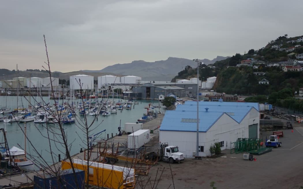 Lyttelton tank farm.